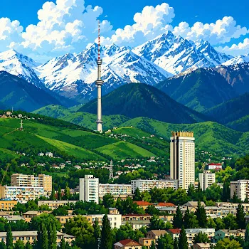 Казахская Степь Шымбулак